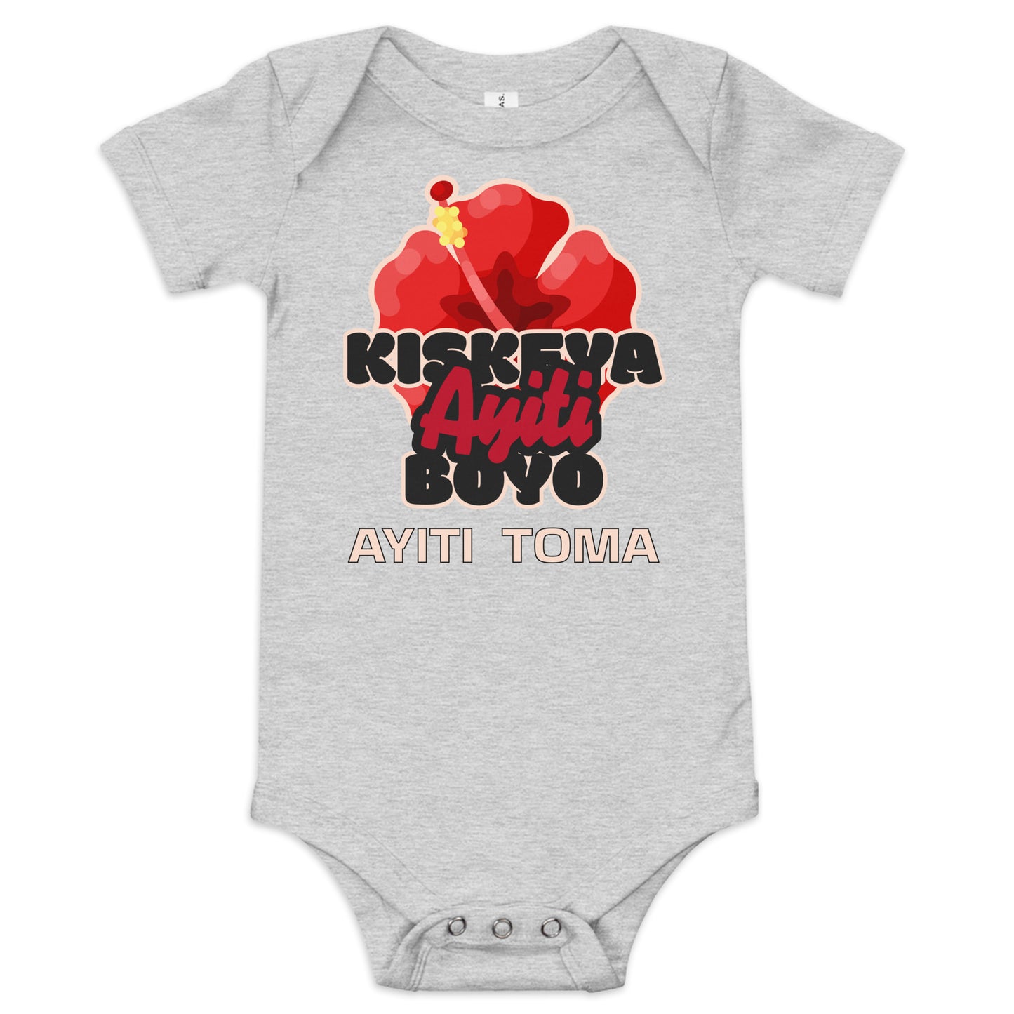 Ayiti Kiskeya Boyo Baby short sleeve one piece