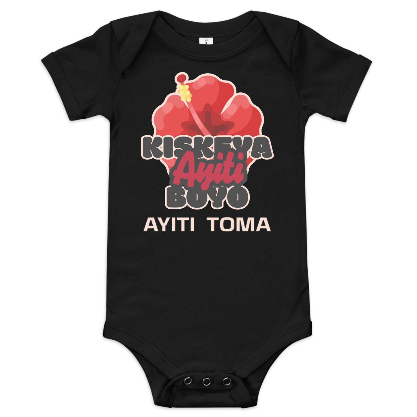 Ayiti Kiskeya Boyo Baby short sleeve one piece