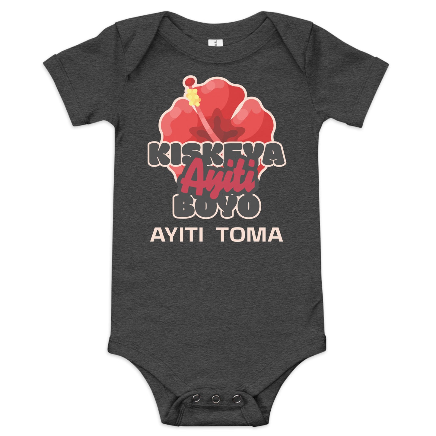 Ayiti Kiskeya Boyo Baby short sleeve one piece