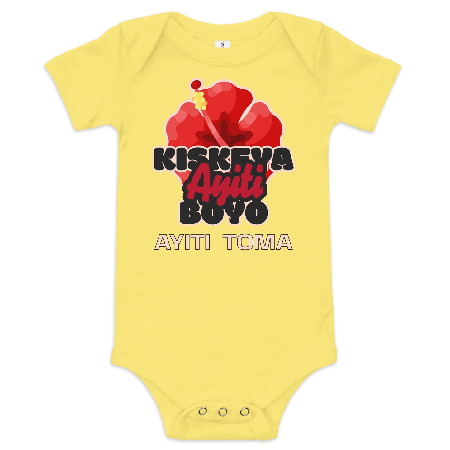 Ayiti Kiskeya Boyo Baby short sleeve one piece