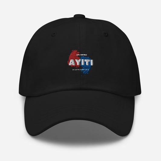 Ayiti Flag Dad hat