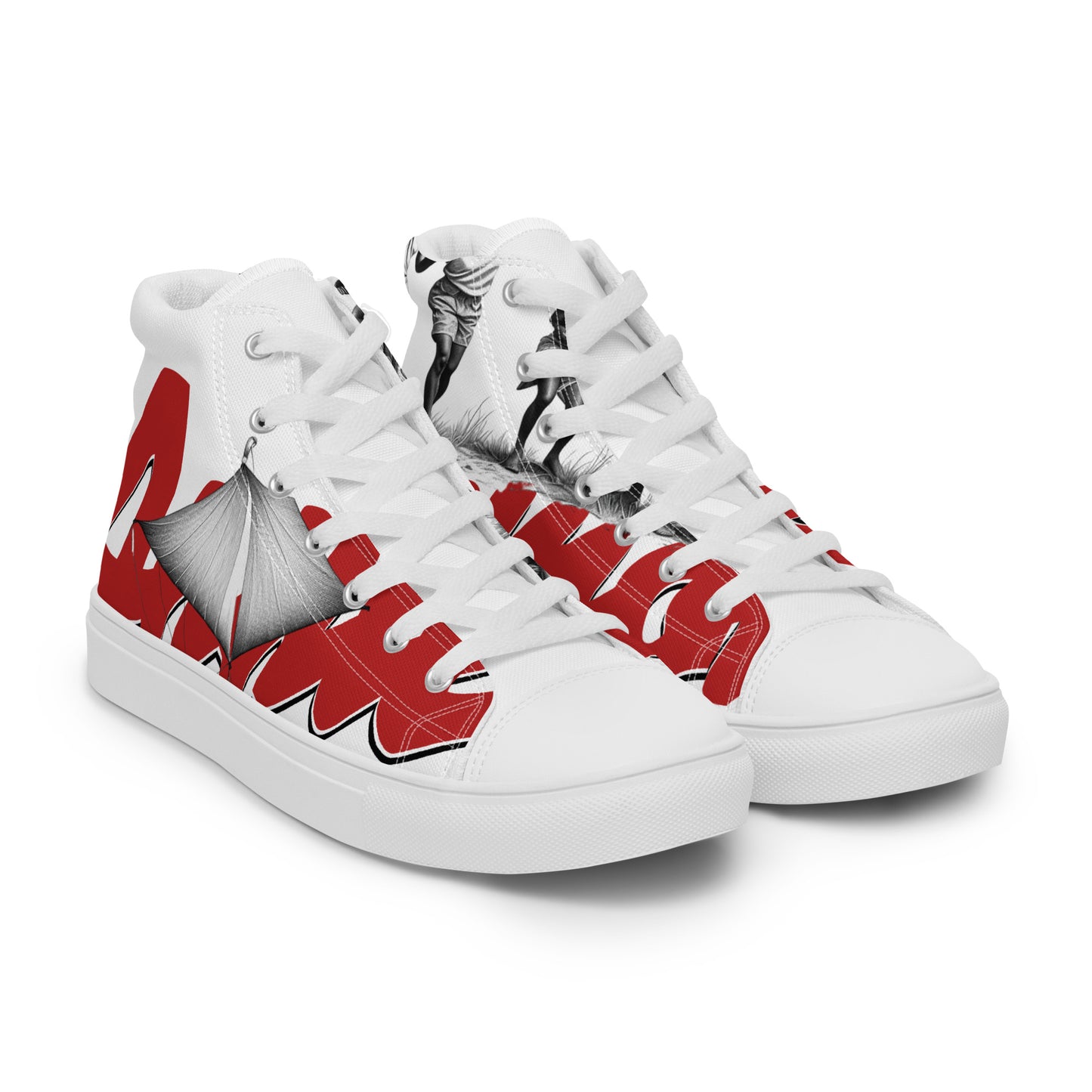 Anpil Lanmou 3 Men’s high top canvas shoes