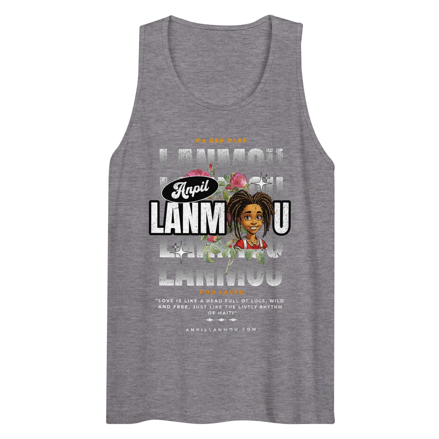 Ayiti Toma Anpil Lanmou 2 Men’s premium tank top