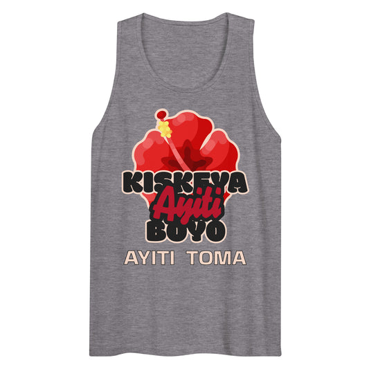 Ayiti Kiskeya Boyo Men’s premium tank top