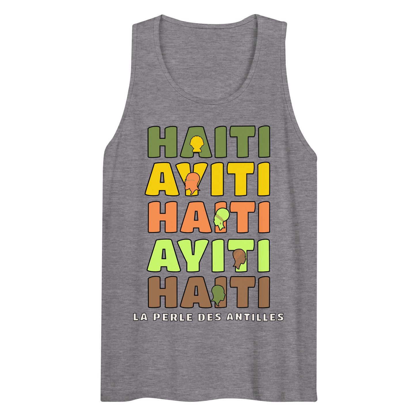 Ayiti_Haiti Men’s premium tank top