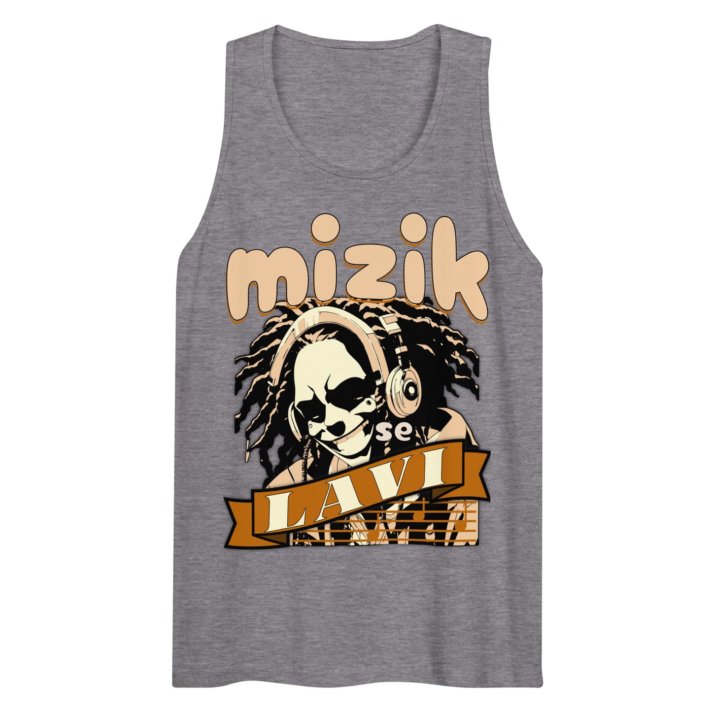 Mizik se Lavi Men’s premium tank top