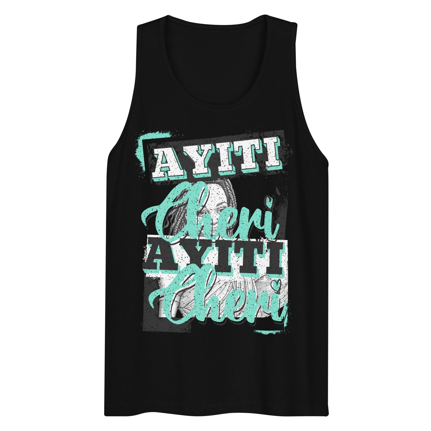 Ayiti Cheri Men’s premium tank top