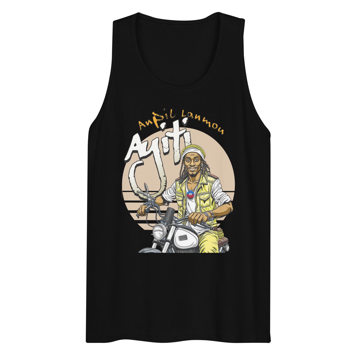 Ayiti Taksi Moto Men’s premium tank top