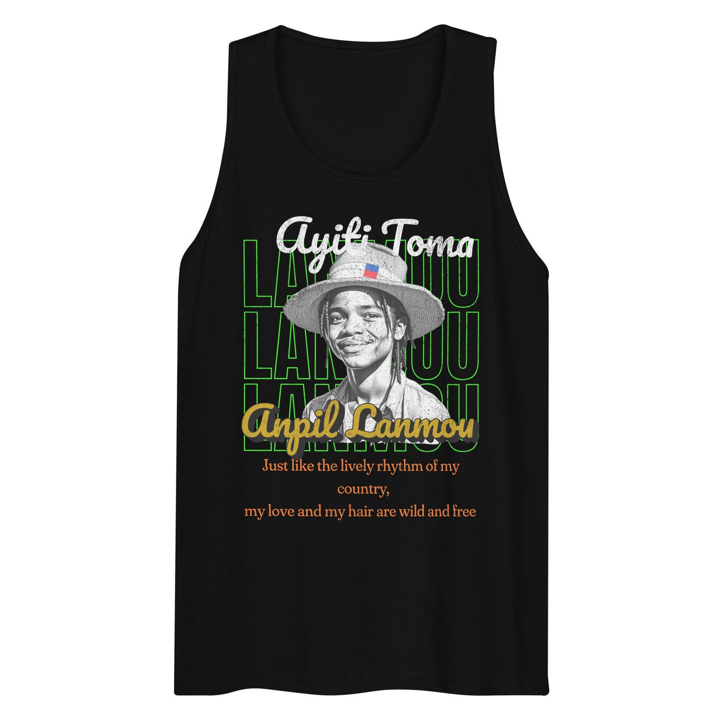 Ayiti Toma Men’s premium tank top