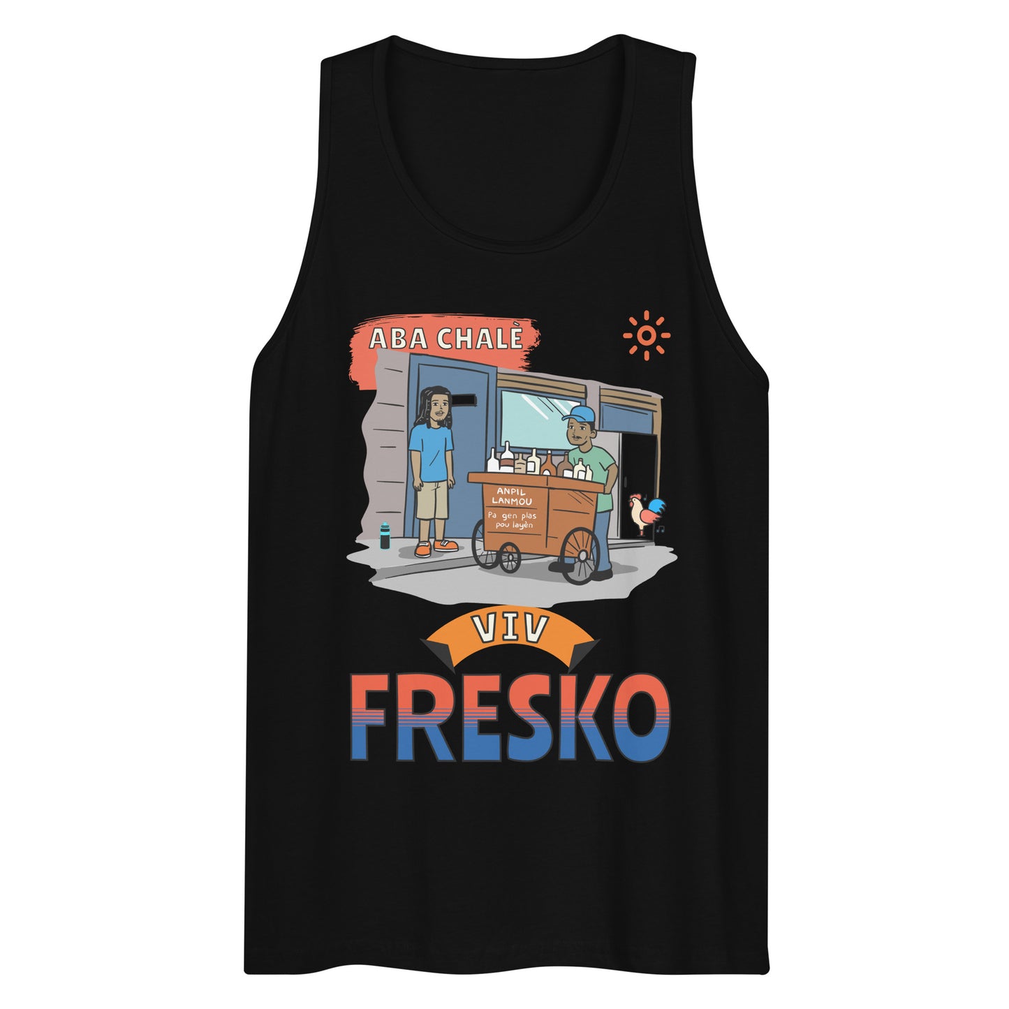 Haitian Fresko Men’s premium tank top