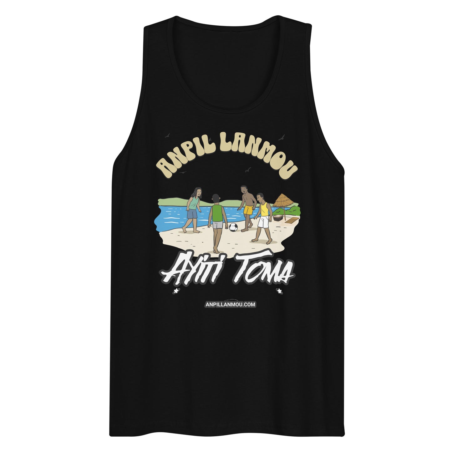 Remonntada_Ayiti Men’s premium tank top