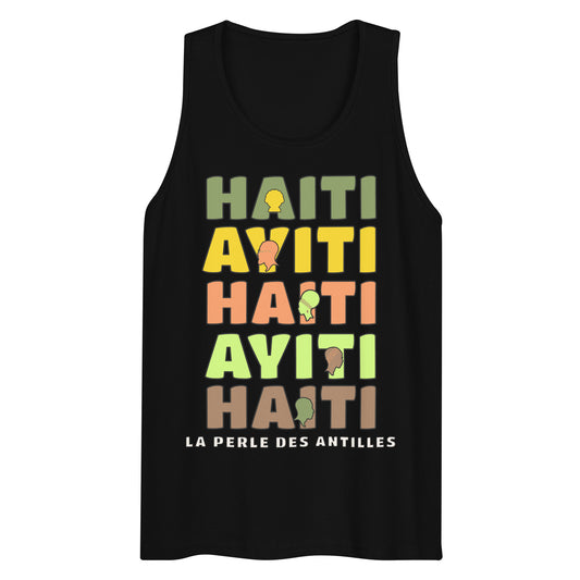 Ayiti_Haiti Men’s premium tank top