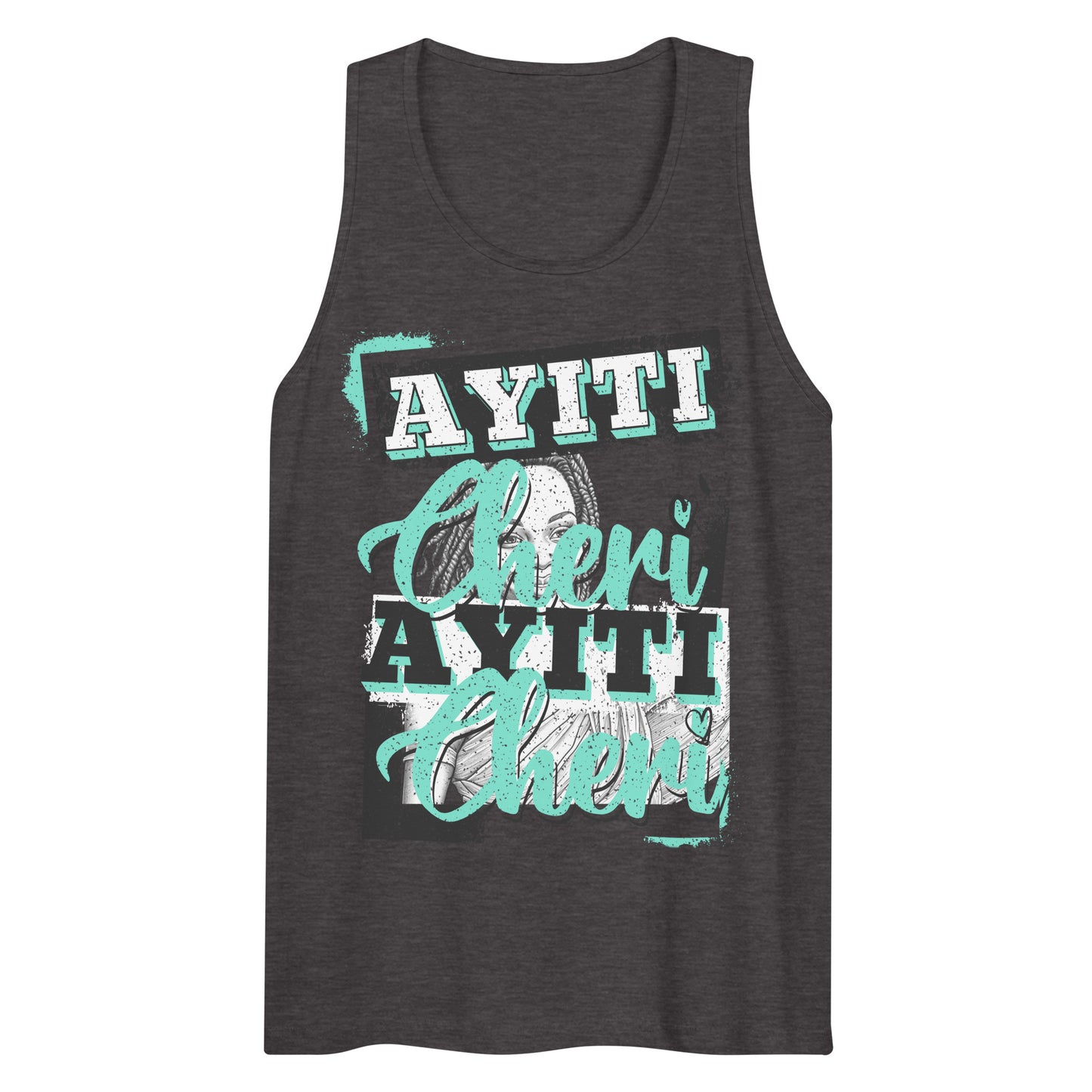 Ayiti Cheri Men’s premium tank top