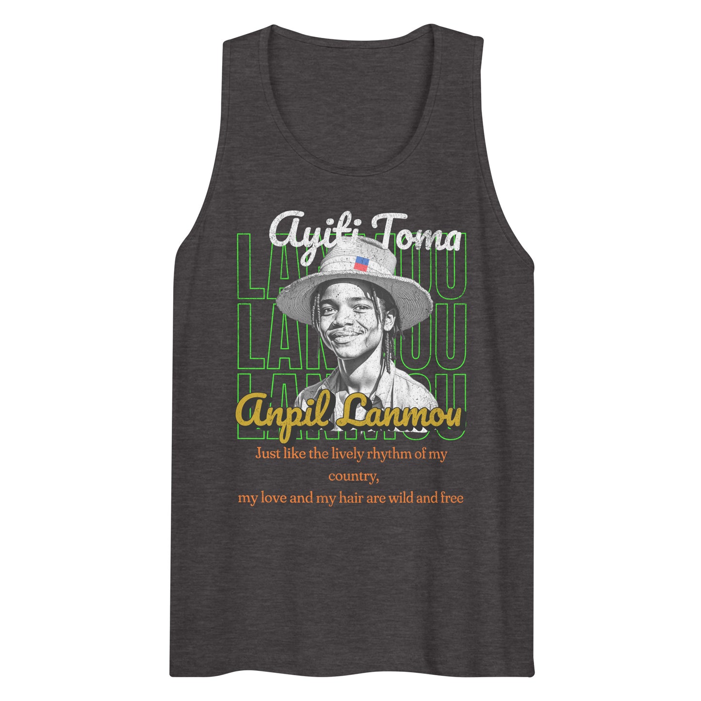 Ayiti Toma Men’s premium tank top