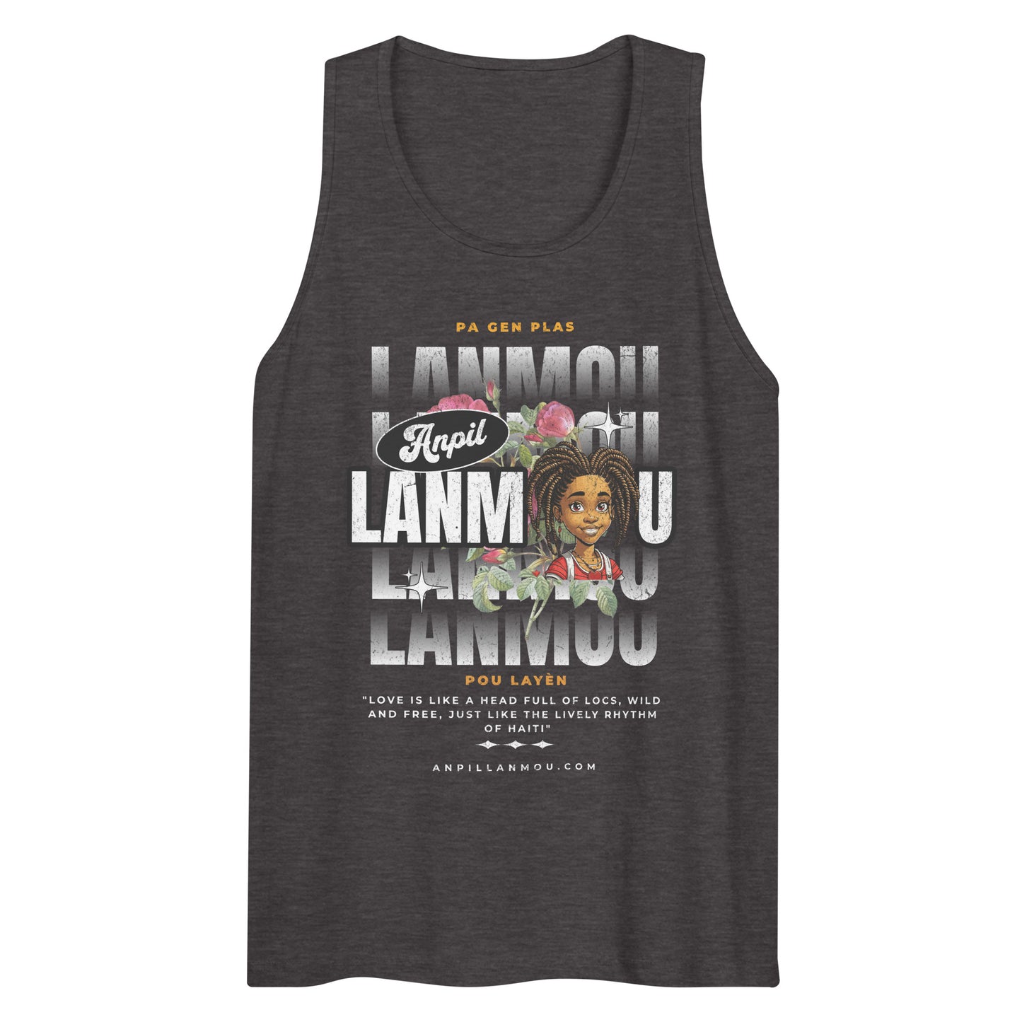 Ayiti Toma Anpil Lanmou 2 Men’s premium tank top