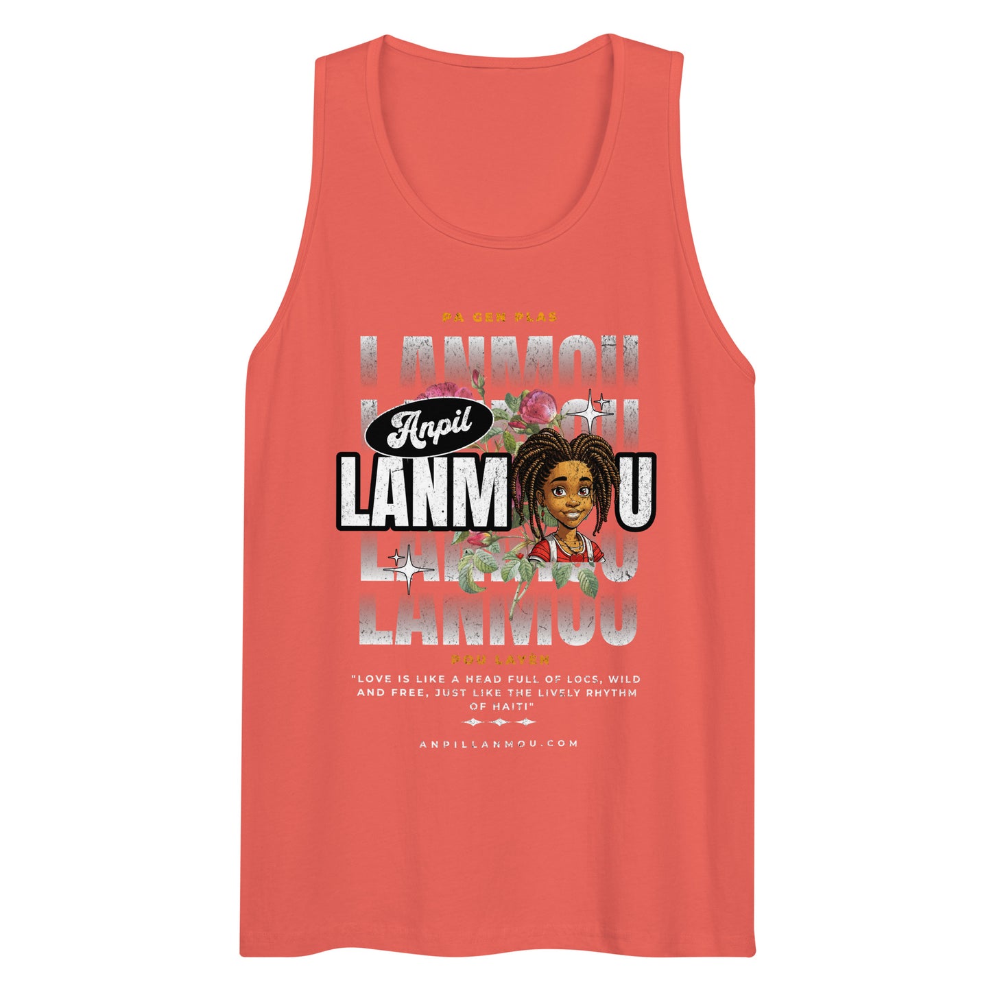 Ayiti Toma Anpil Lanmou 2 Men’s premium tank top