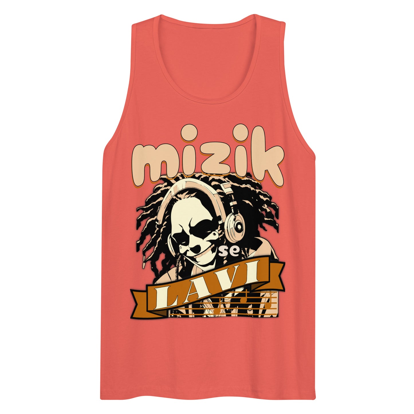 Mizik se Lavi Men’s premium tank top