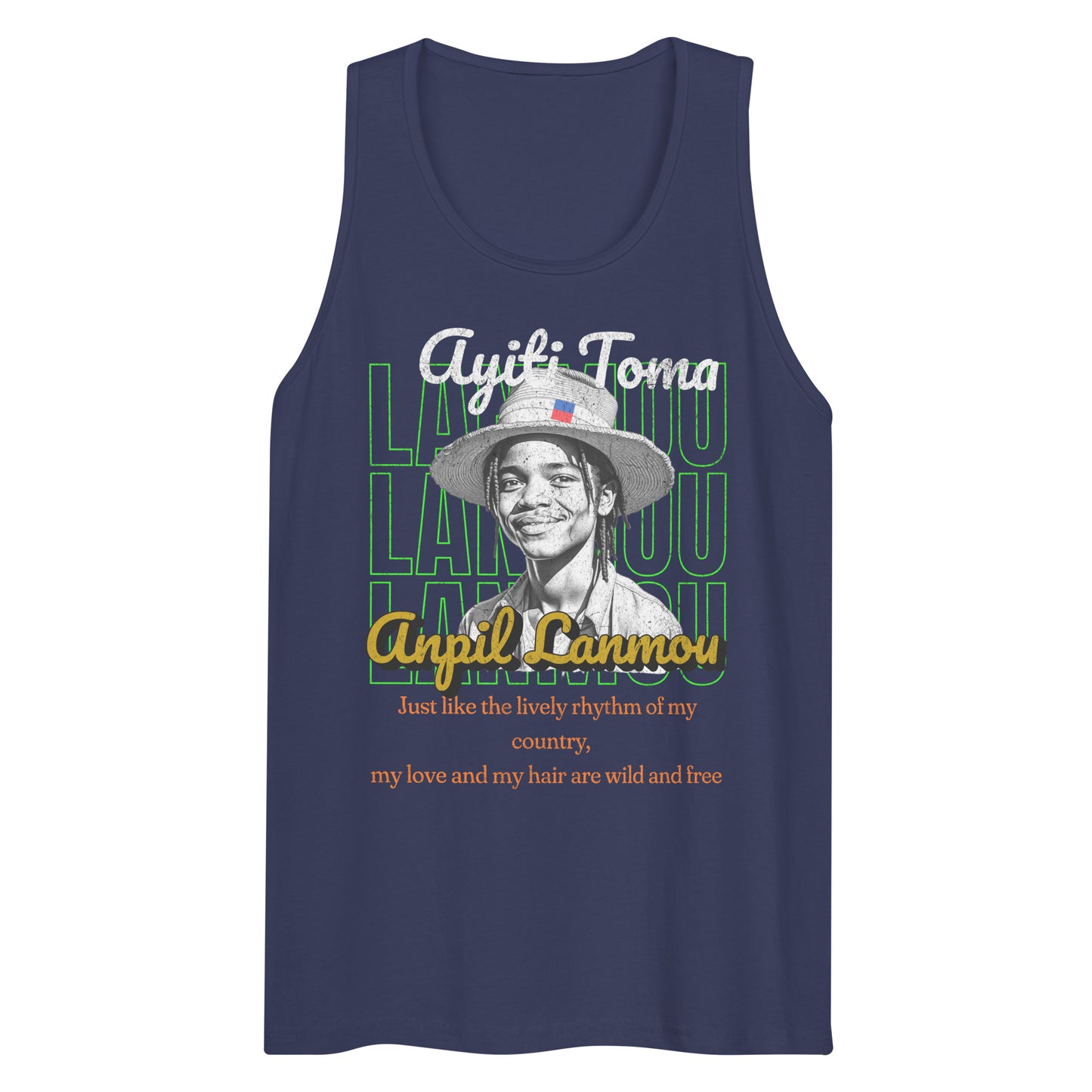 Ayiti Toma Men’s premium tank top