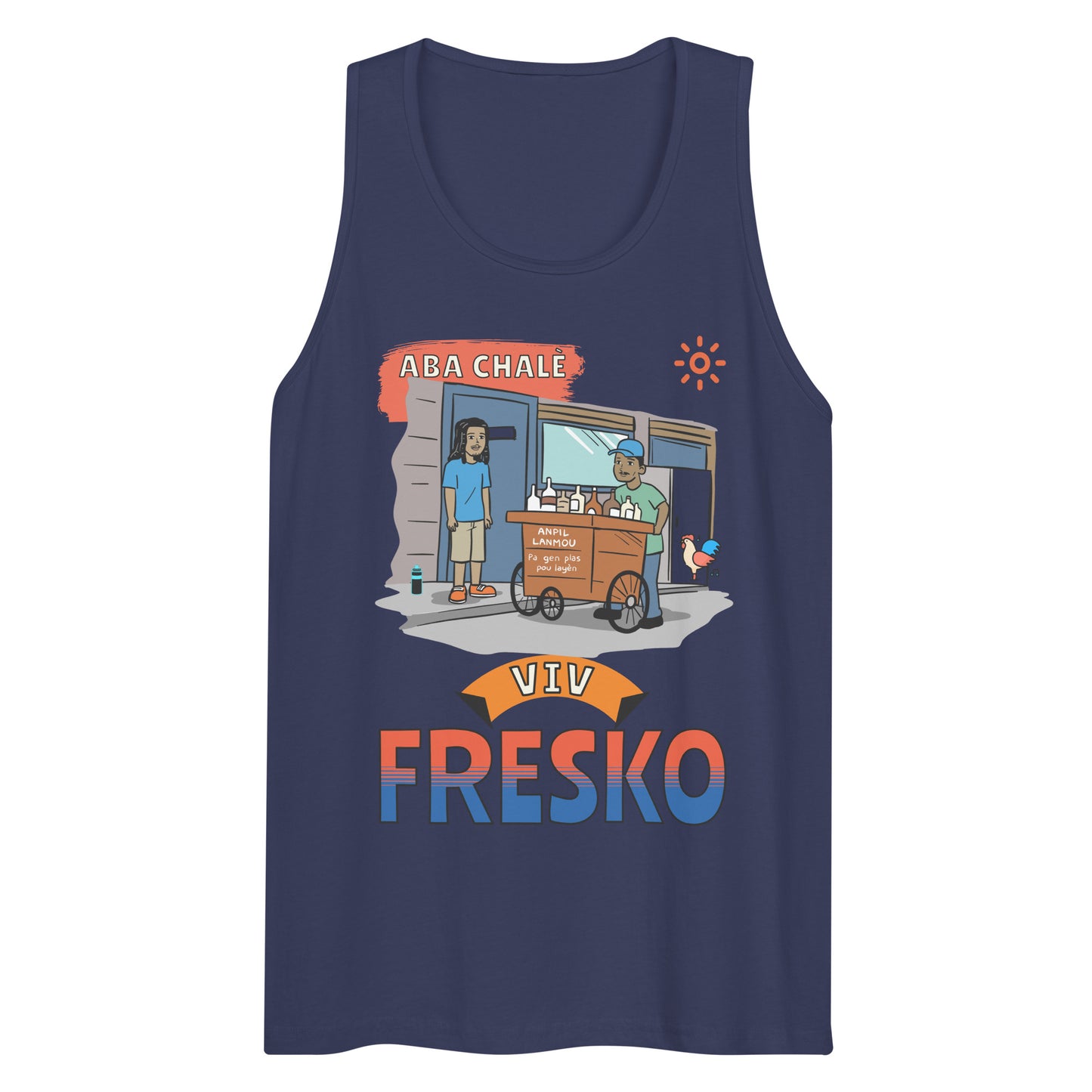 Haitian Fresko Men’s premium tank top