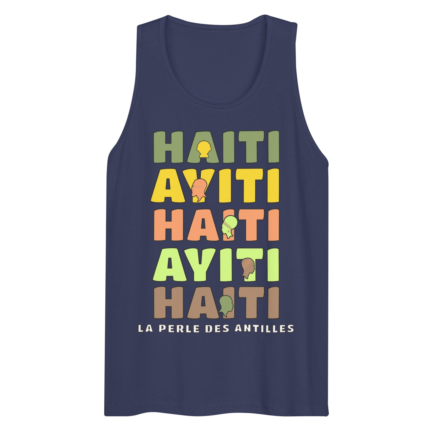 Ayiti_Haiti Men’s premium tank top