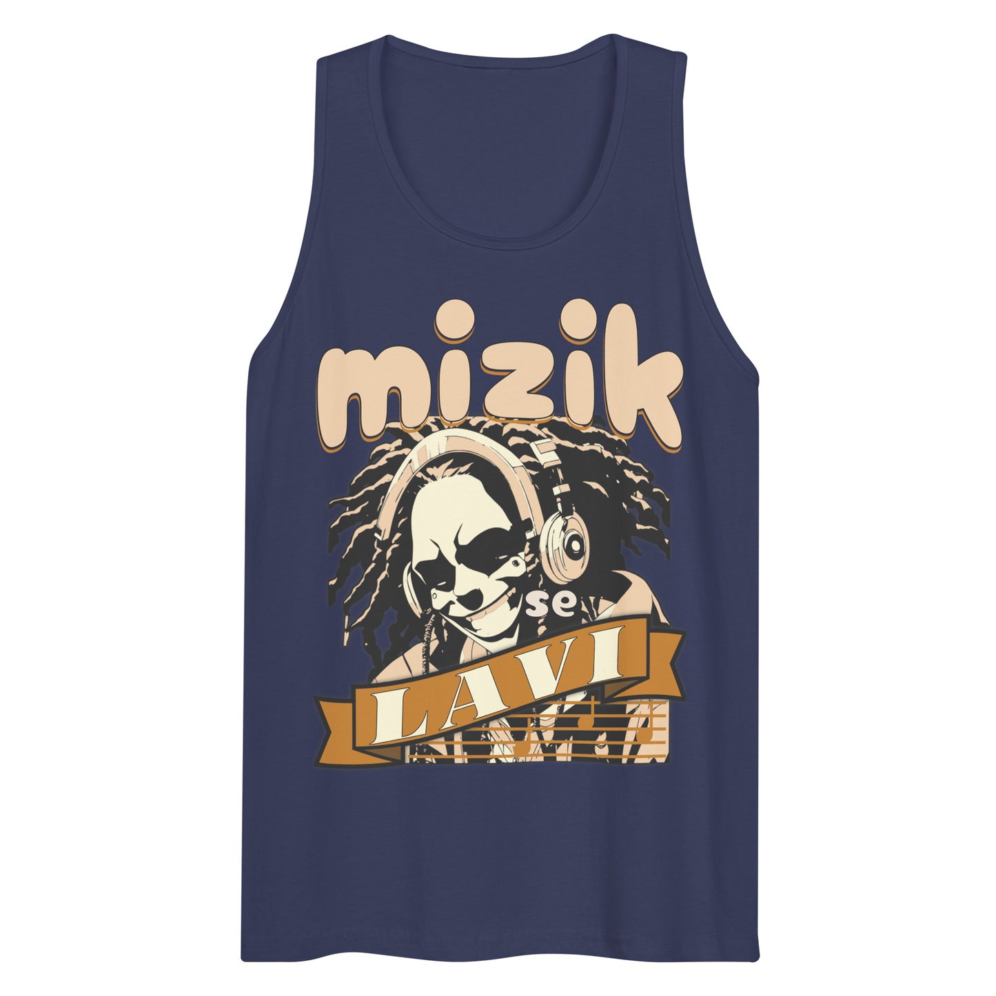 Mizik se Lavi Men’s premium tank top