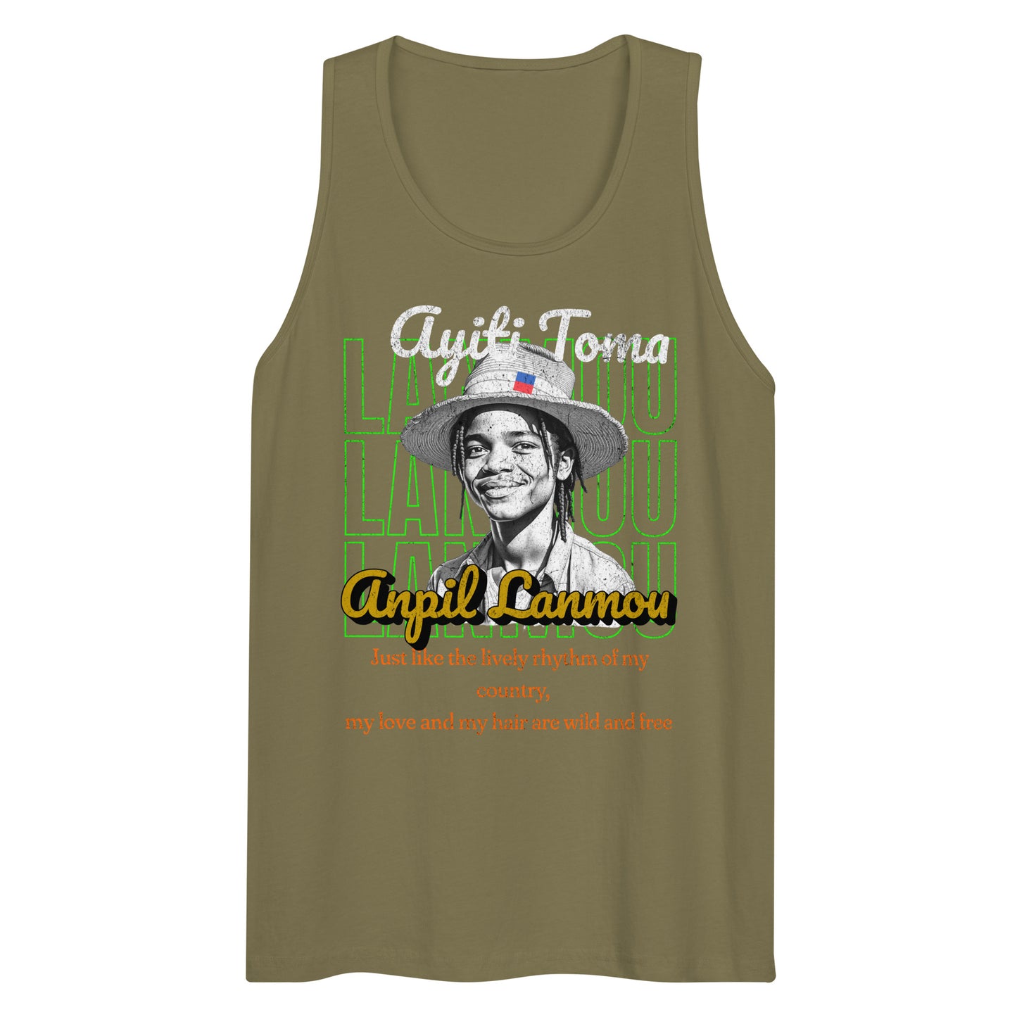 Ayiti Toma Men’s premium tank top