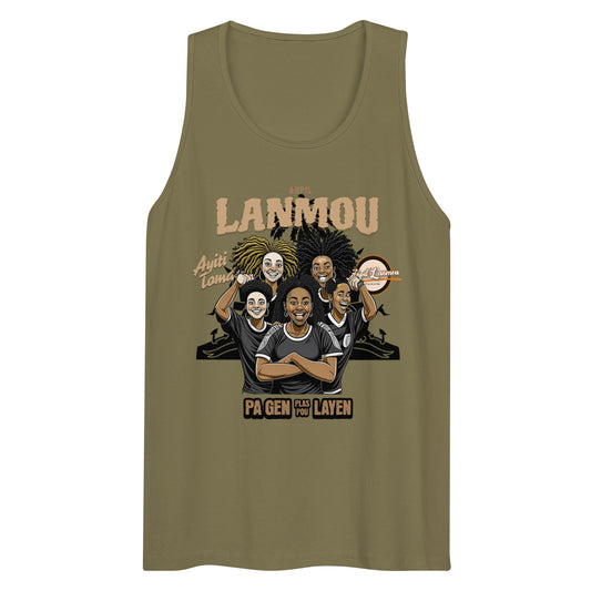 Bwa Dèyè Bannann Ayiti Men’s premium tank top