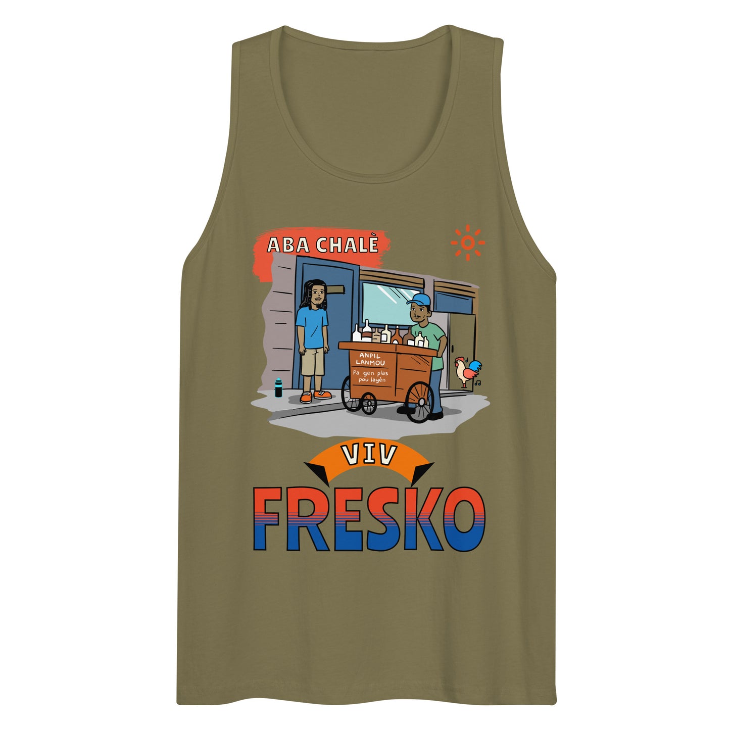 Haitian Fresko Men’s premium tank top