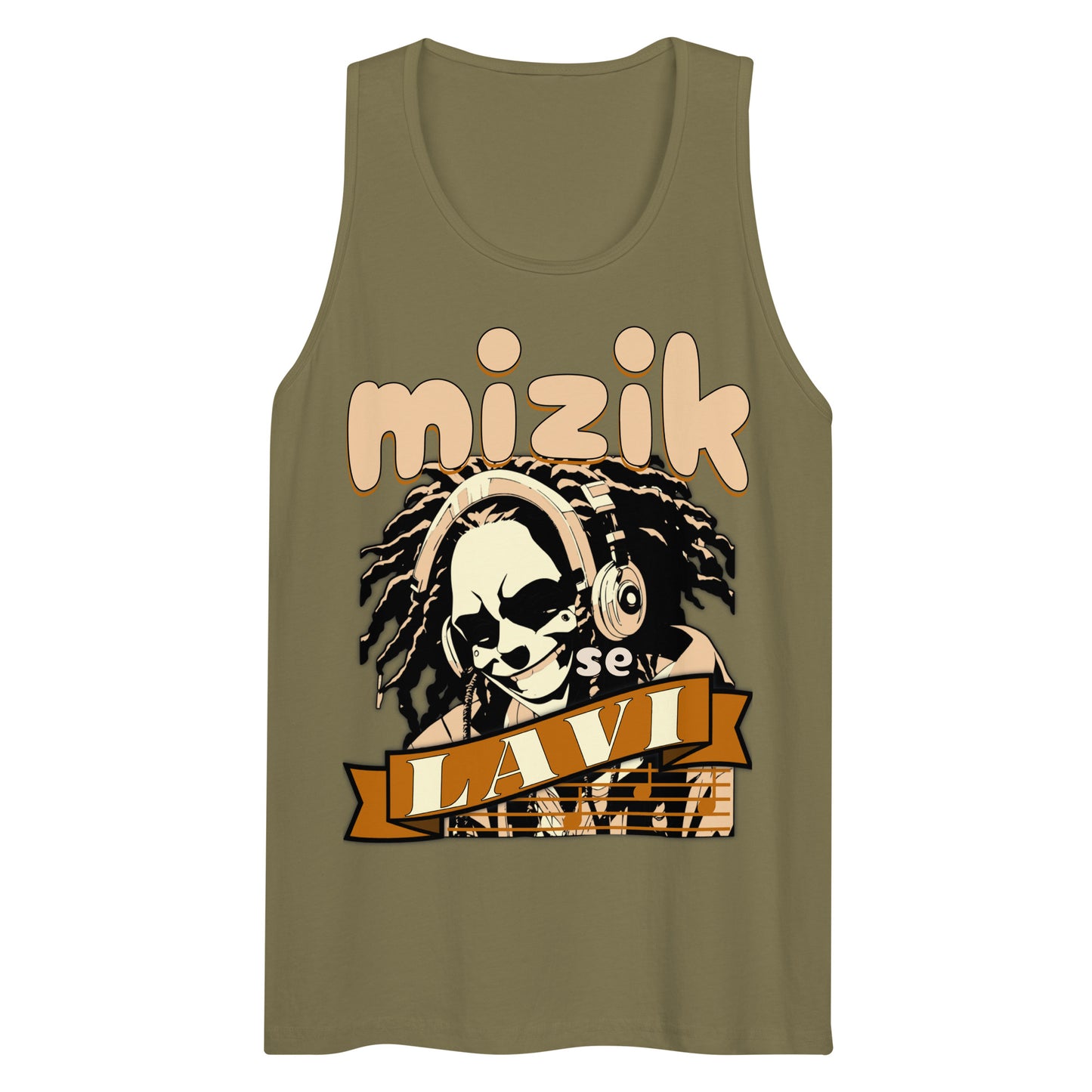 Mizik se Lavi Men’s premium tank top