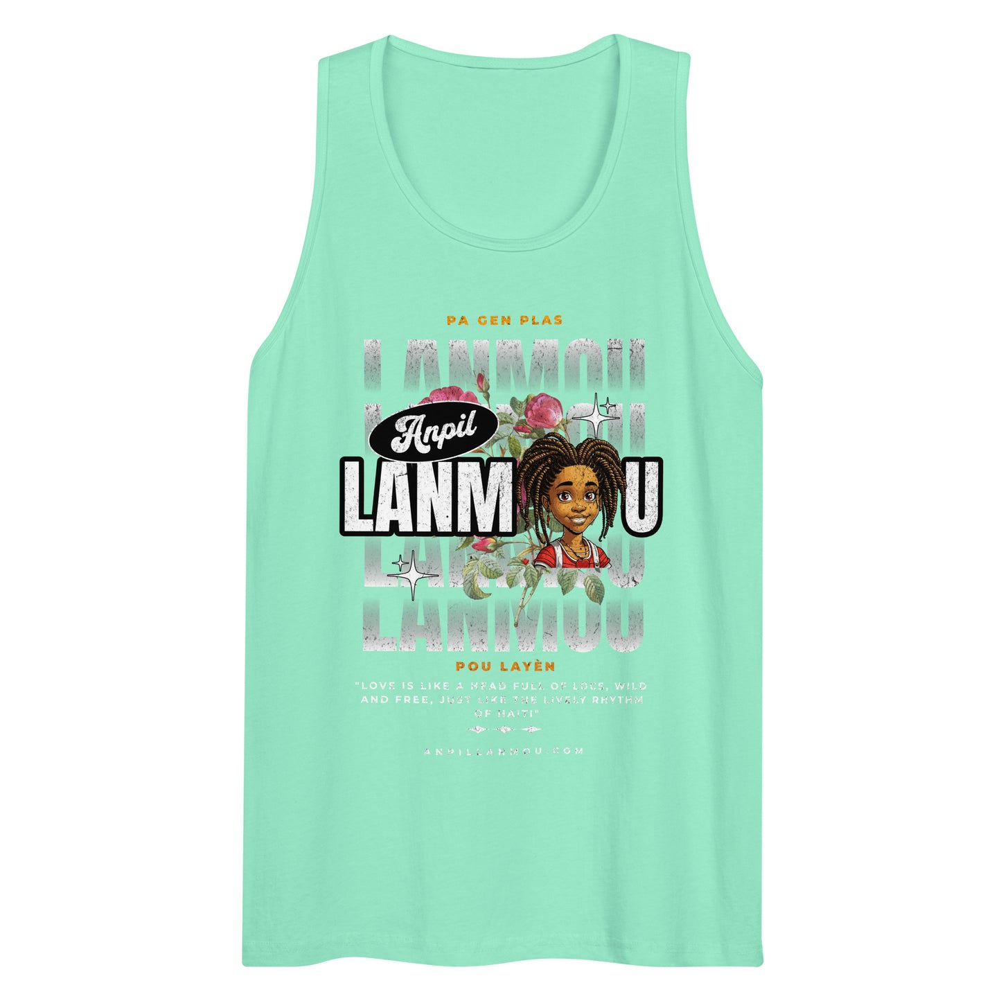 Ayiti Toma Anpil Lanmou 2 Men’s premium tank top