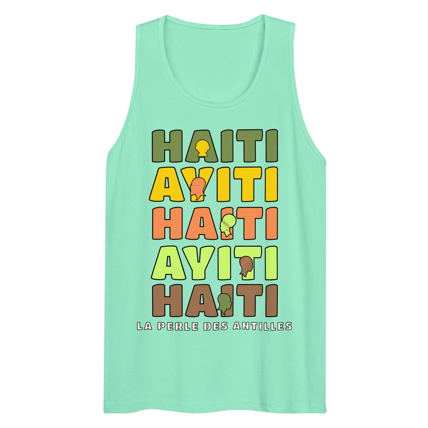 Ayiti_Haiti Men’s premium tank top