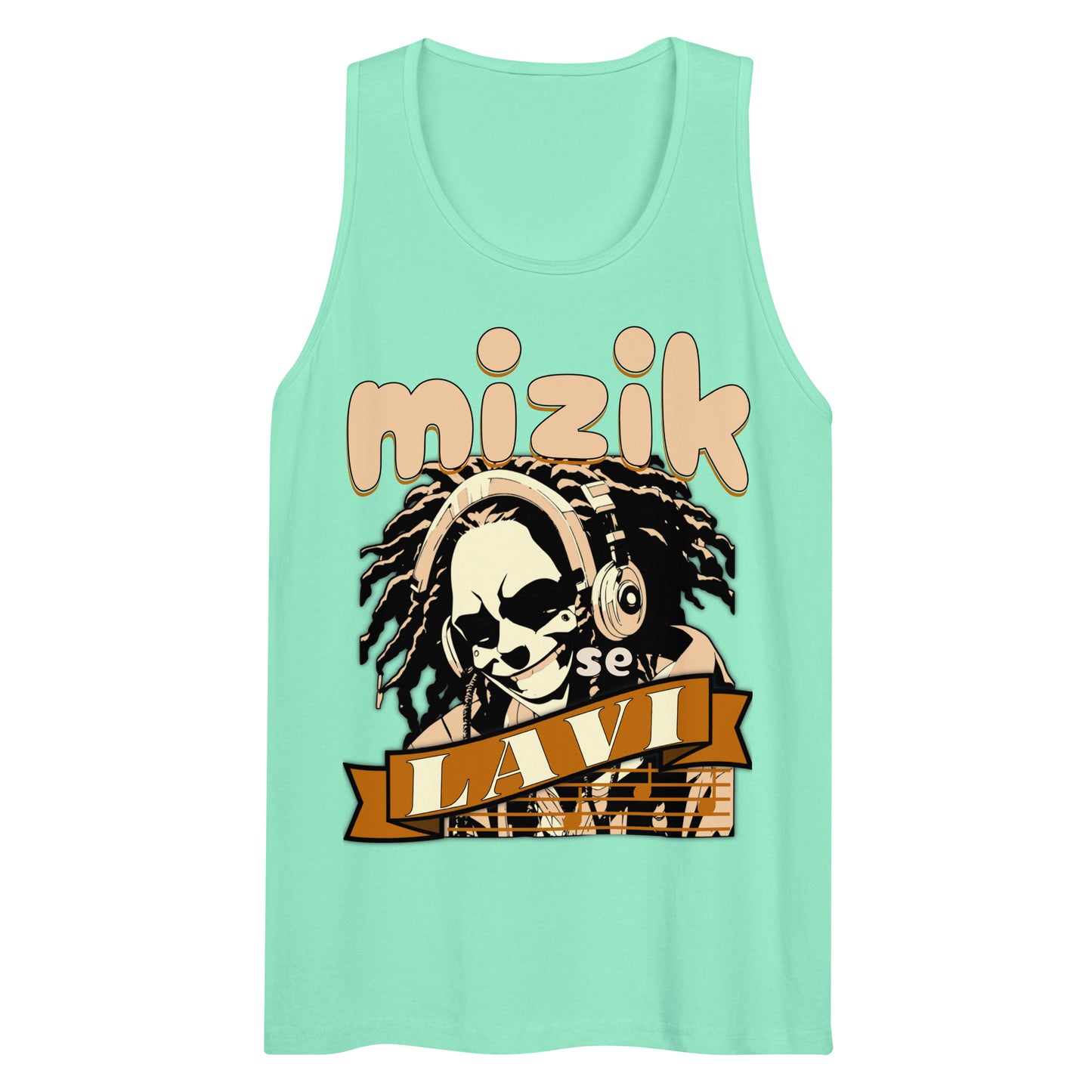 Mizik se Lavi Men’s premium tank top