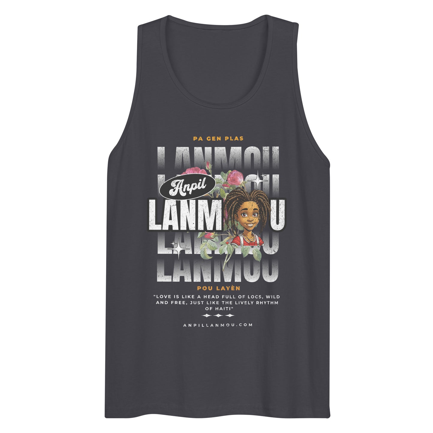 Ayiti Toma Anpil Lanmou 2 Men’s premium tank top