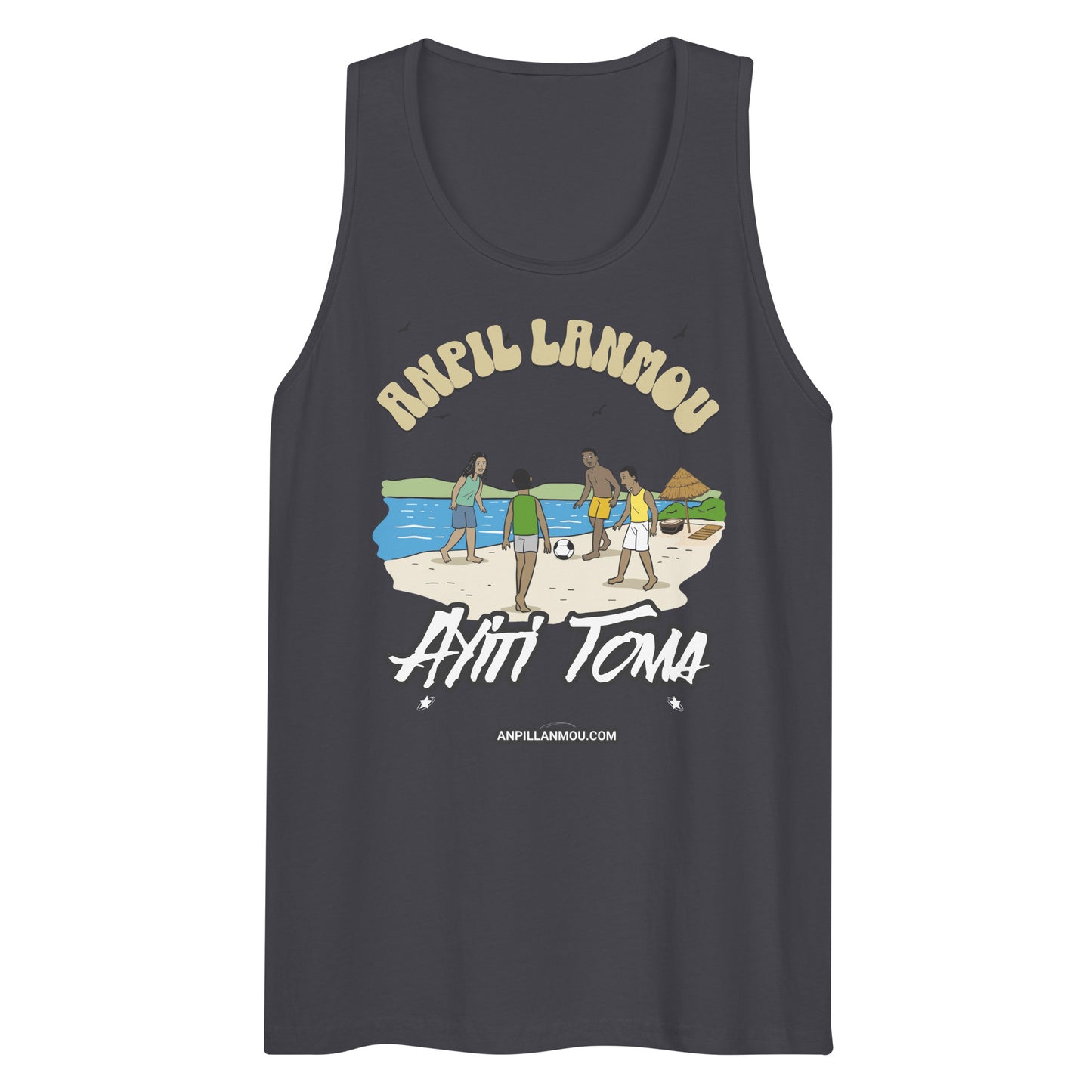 Remonntada_Ayiti Men’s premium tank top