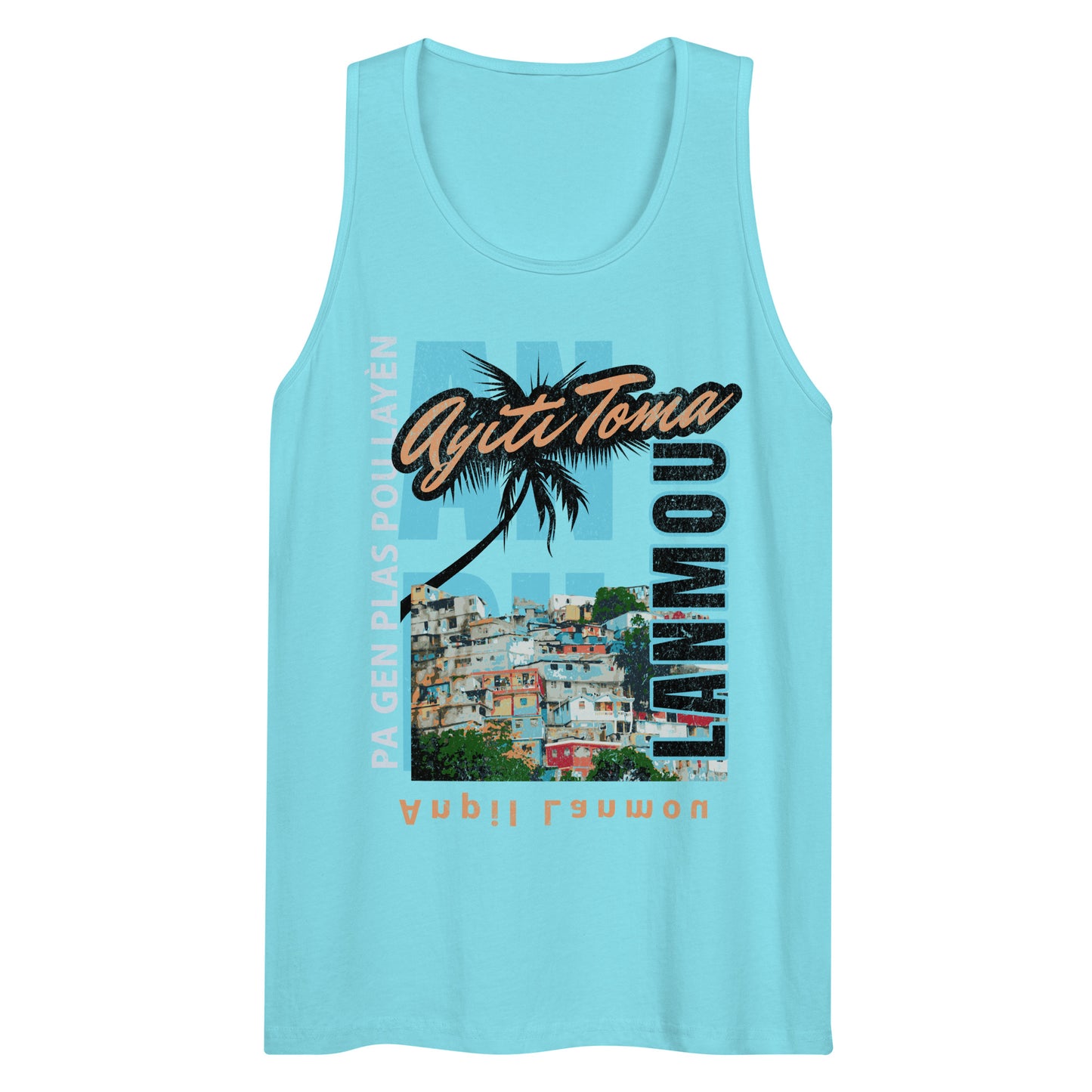 Potoprens Kapital_Potoprens Tèt Fe Mal Men’s premium tank top