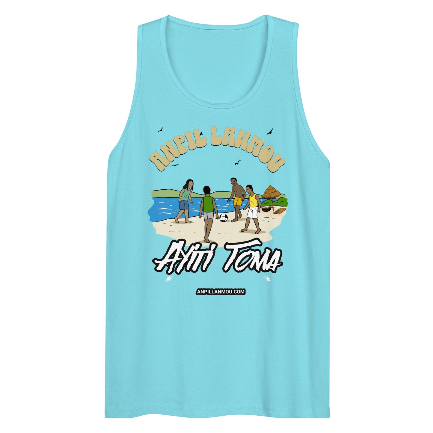 Remonntada_Ayiti Men’s premium tank top