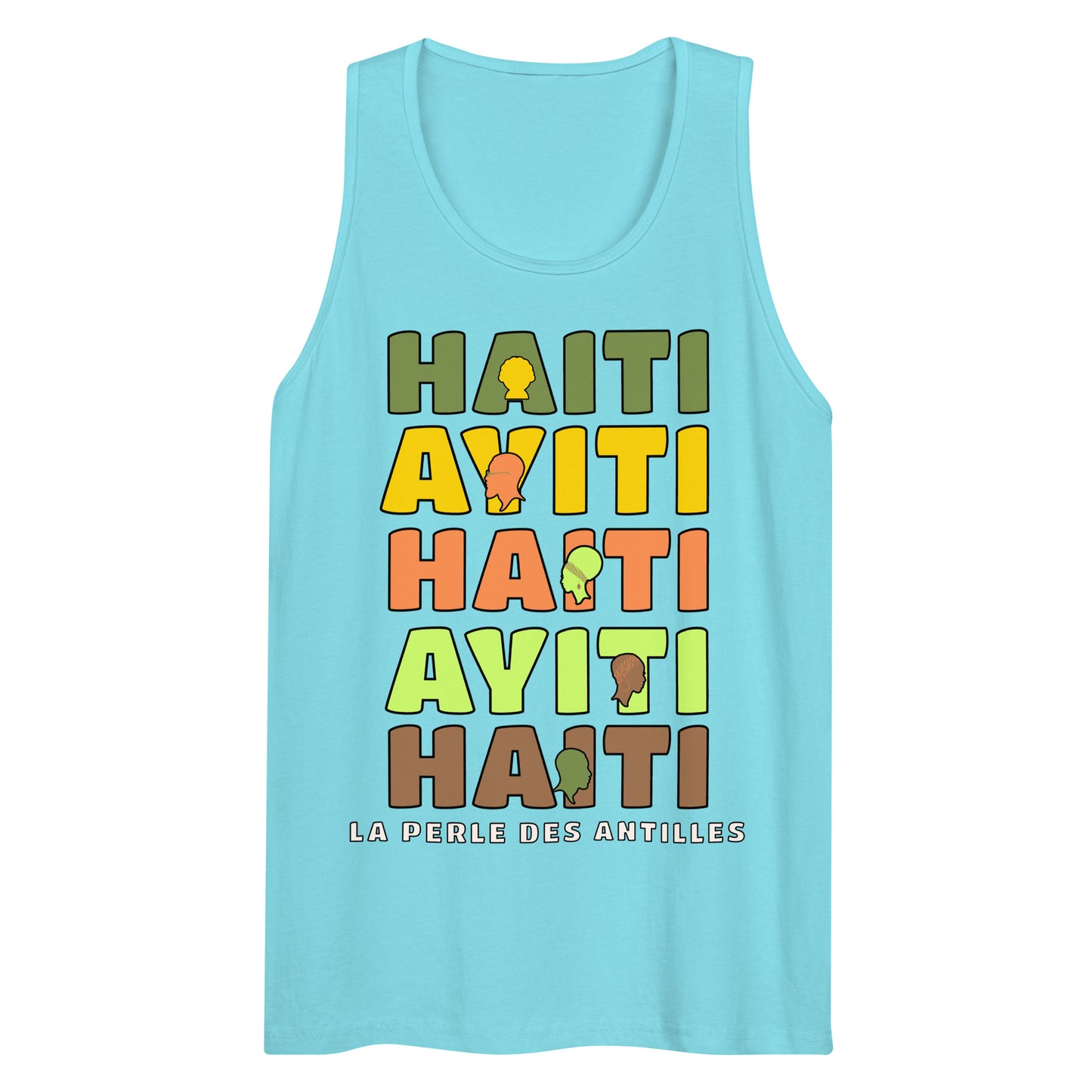 Ayiti_Haiti Men’s premium tank top