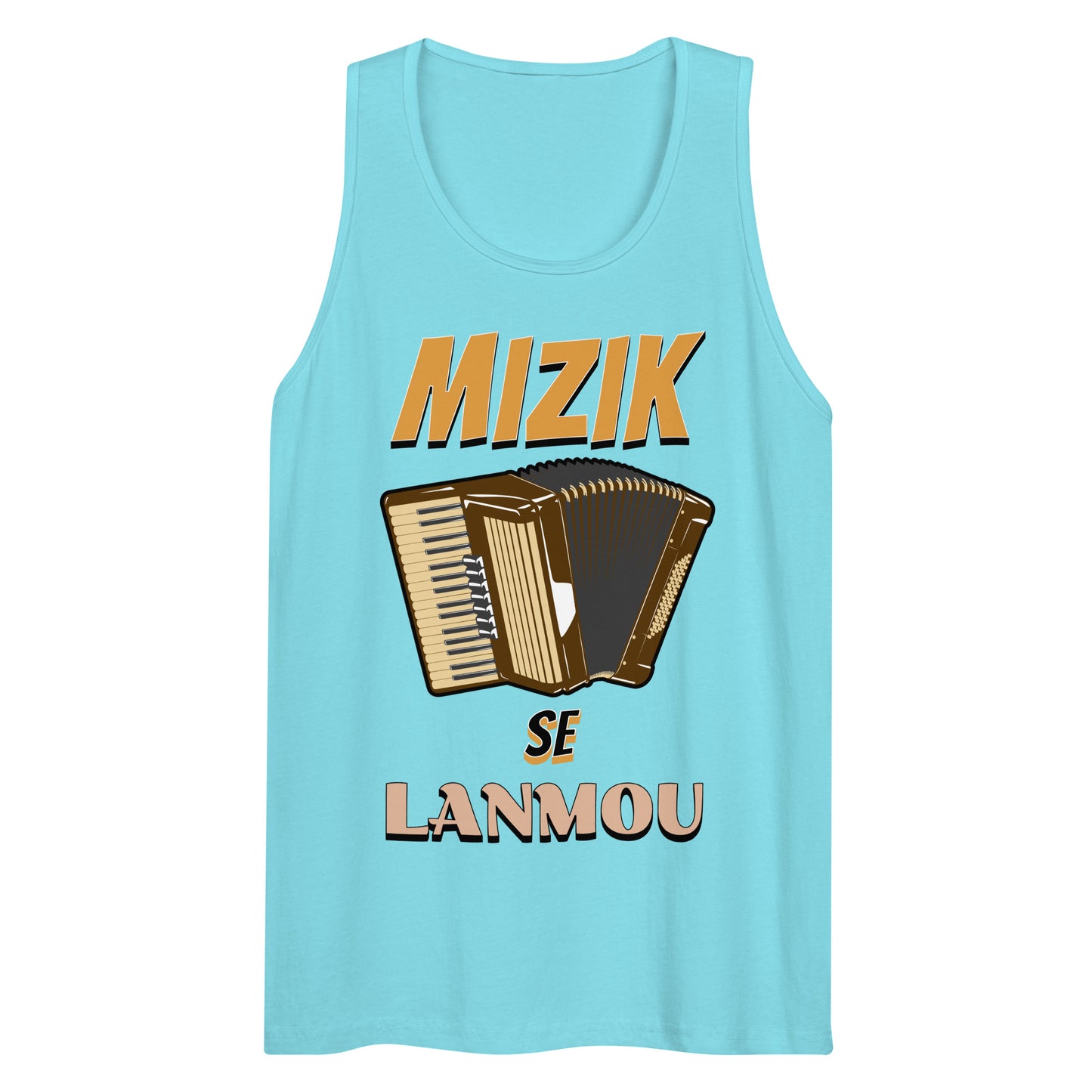 Mizik se Lanmou Men’s premium tank top