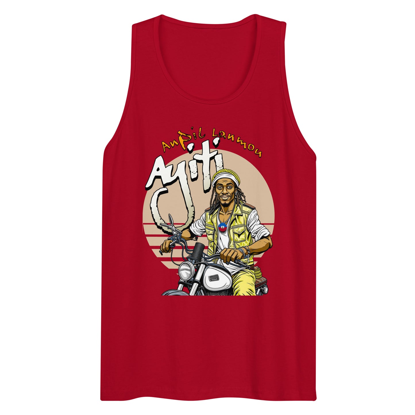 Ayiti Taksi Moto Men’s premium tank top