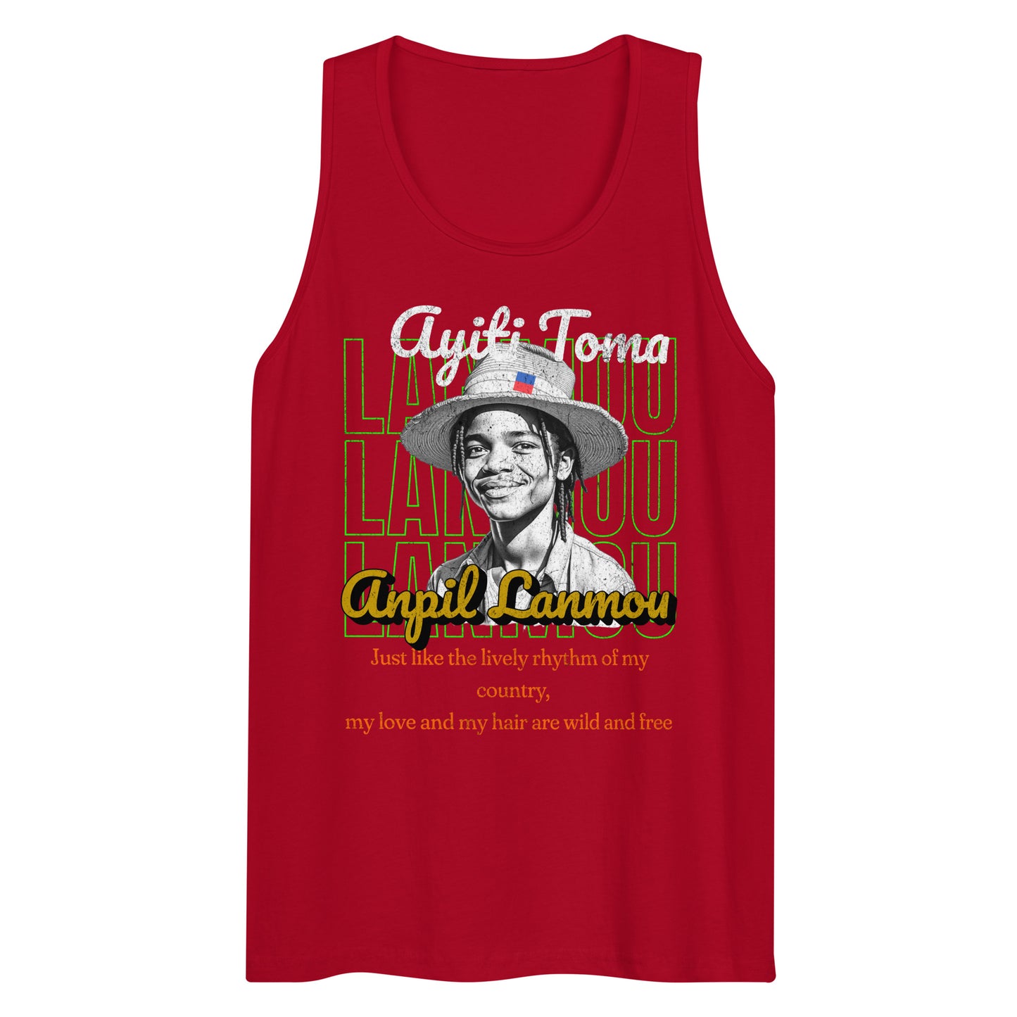 Ayiti Toma Men’s premium tank top