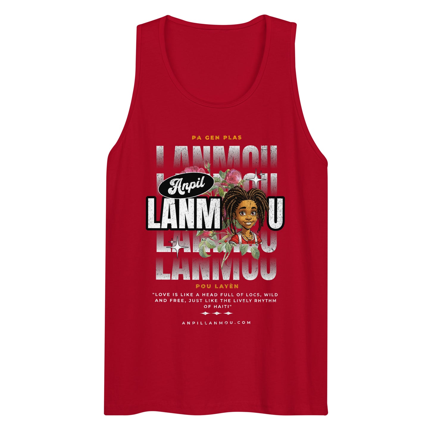 Ayiti Toma Anpil Lanmou 2 Men’s premium tank top