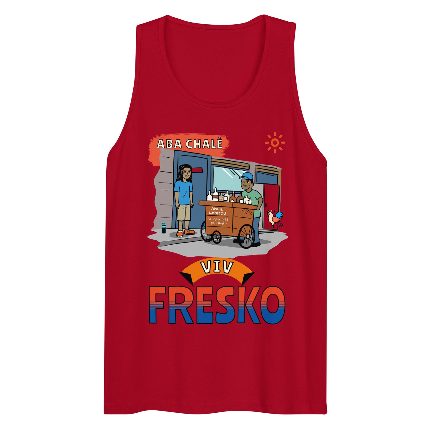 Haitian Fresko Men’s premium tank top