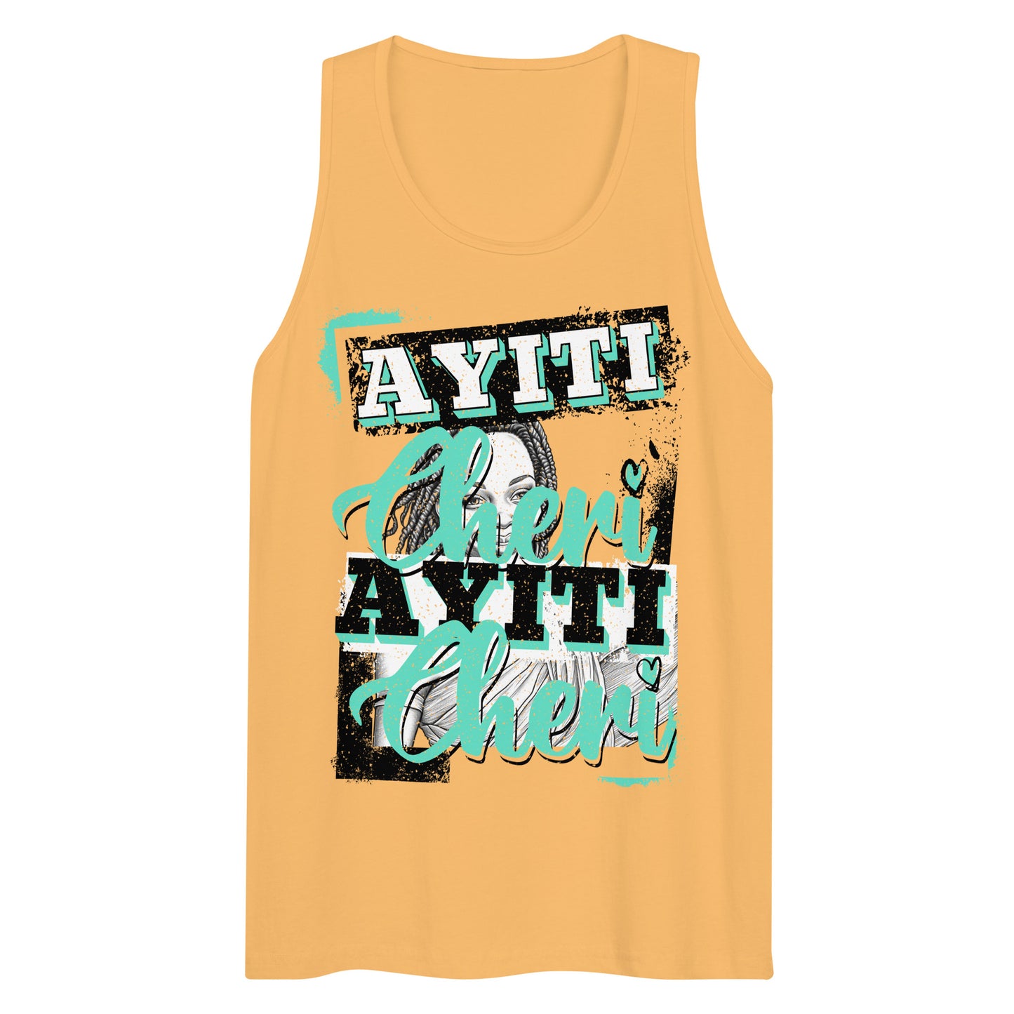 Ayiti Cheri Men’s premium tank top