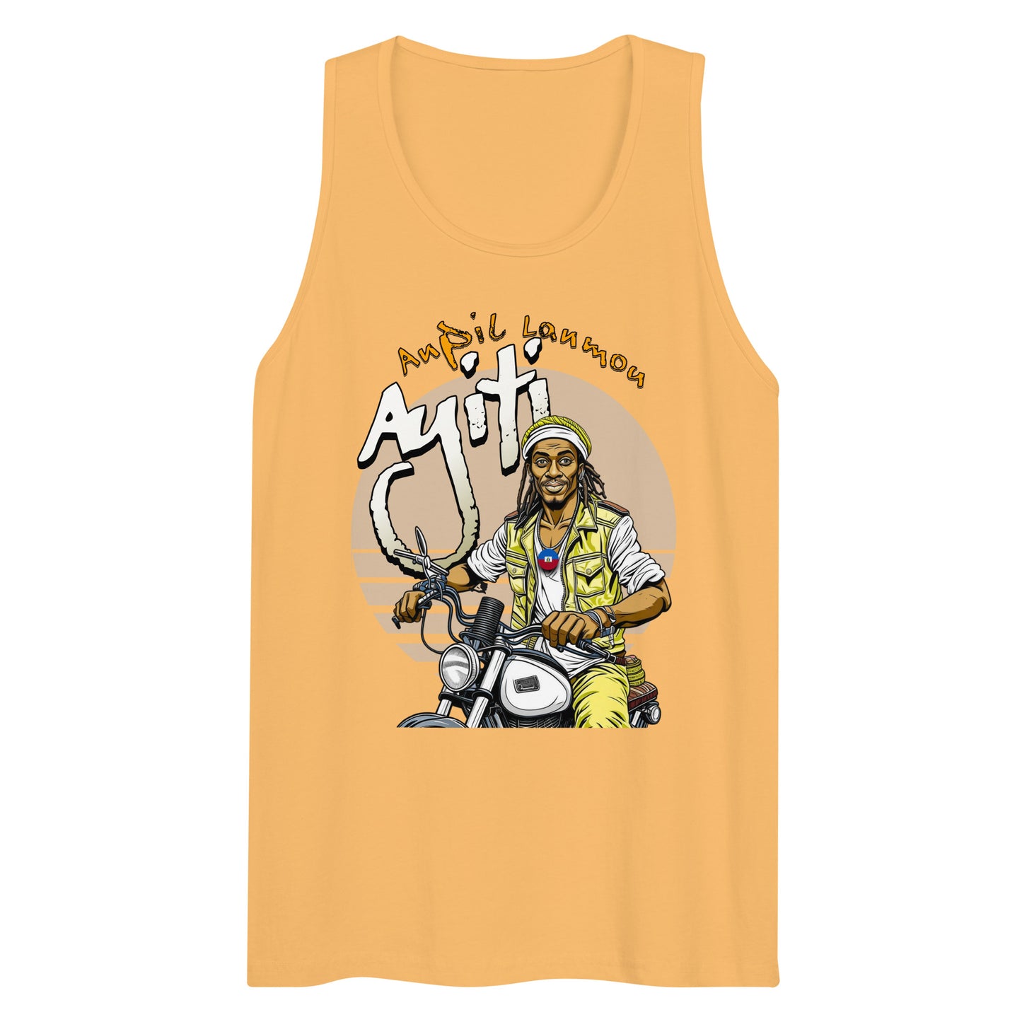 Ayiti Taksi Moto Men’s premium tank top