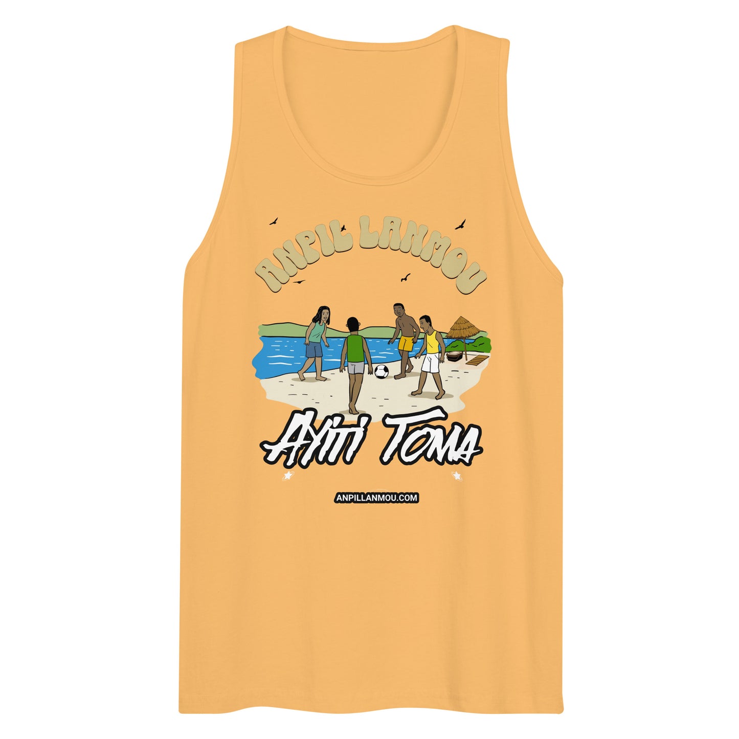 Remonntada_Ayiti Men’s premium tank top