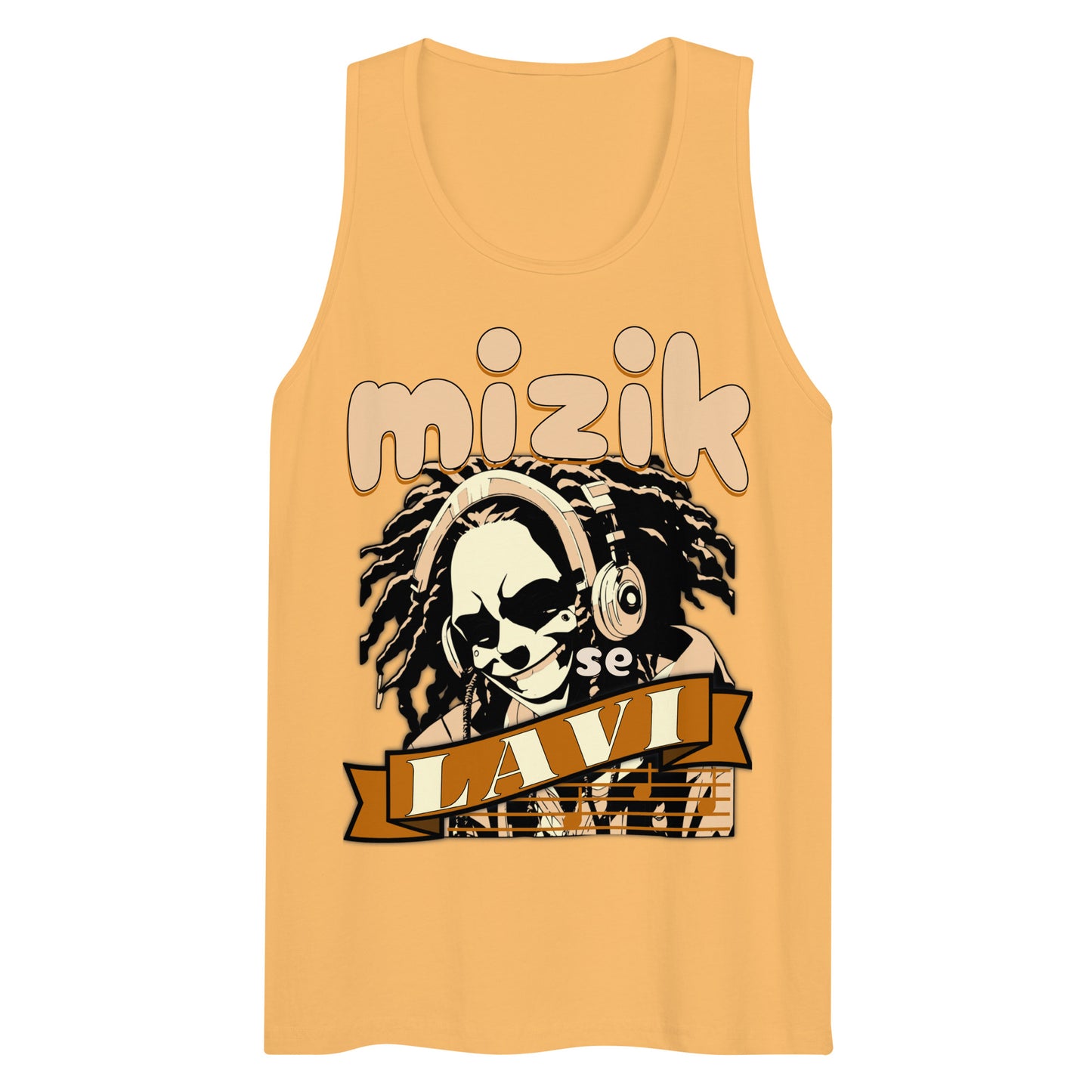 Mizik se Lavi Men’s premium tank top