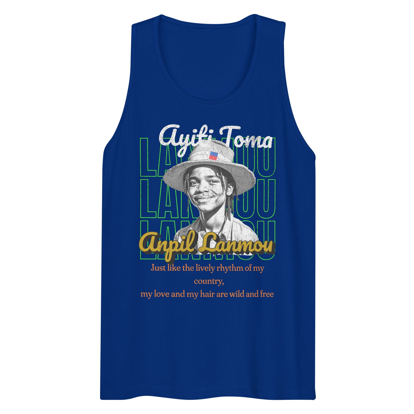 Ayiti Toma Men’s premium tank top