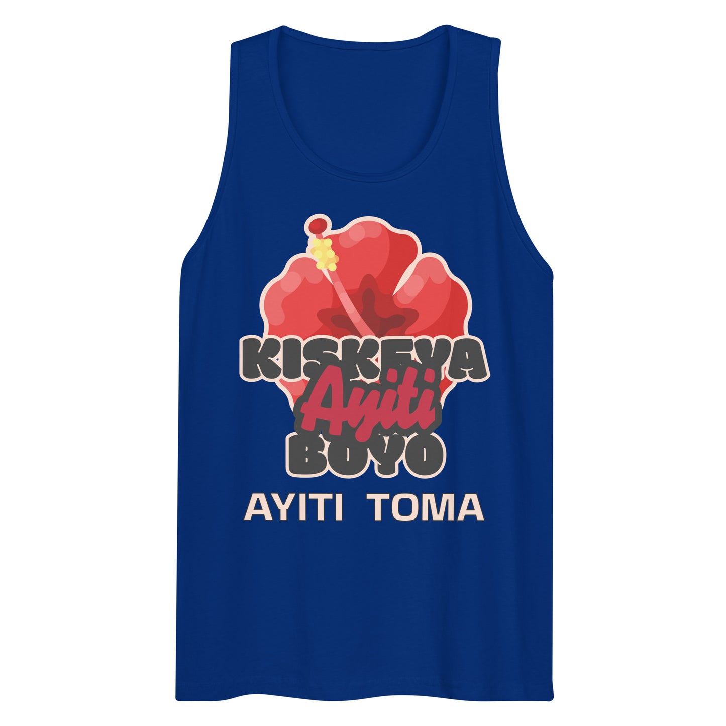 Ayiti Kiskeya Boyo Men’s premium tank top