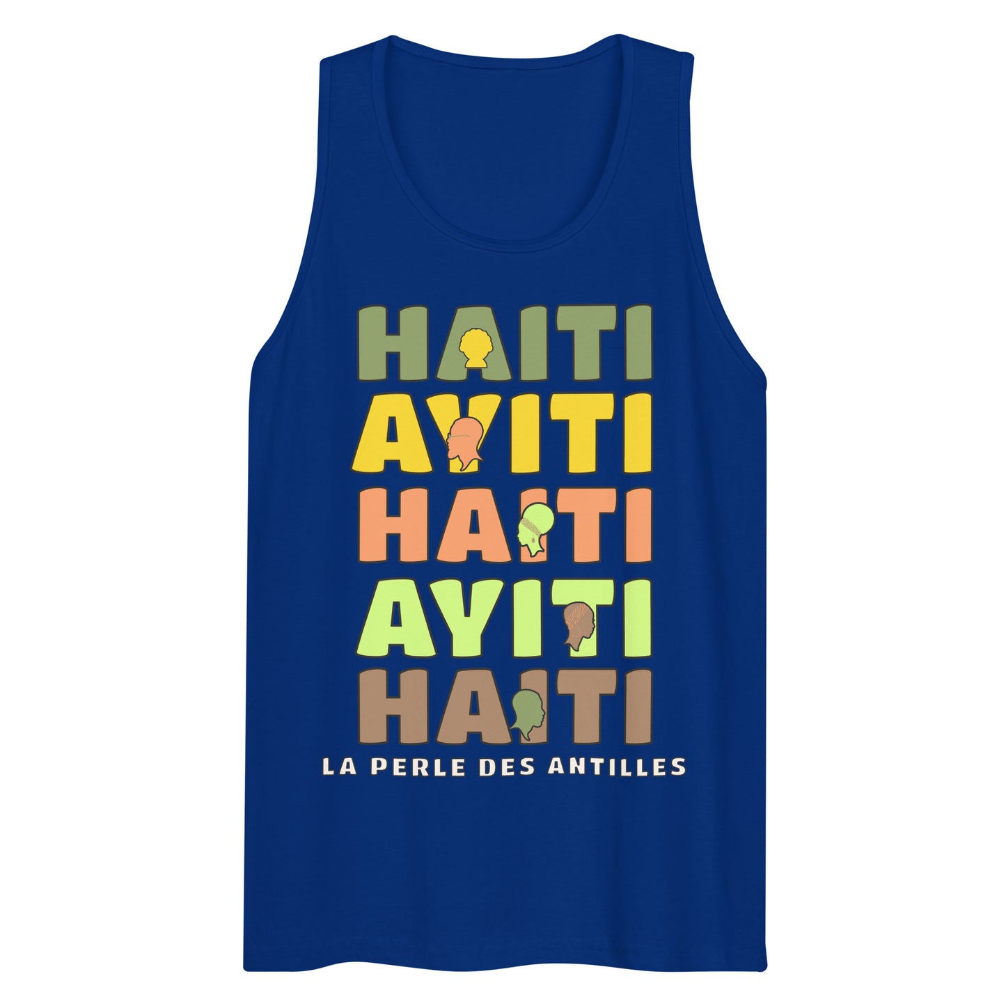 Ayiti_Haiti Men’s premium tank top