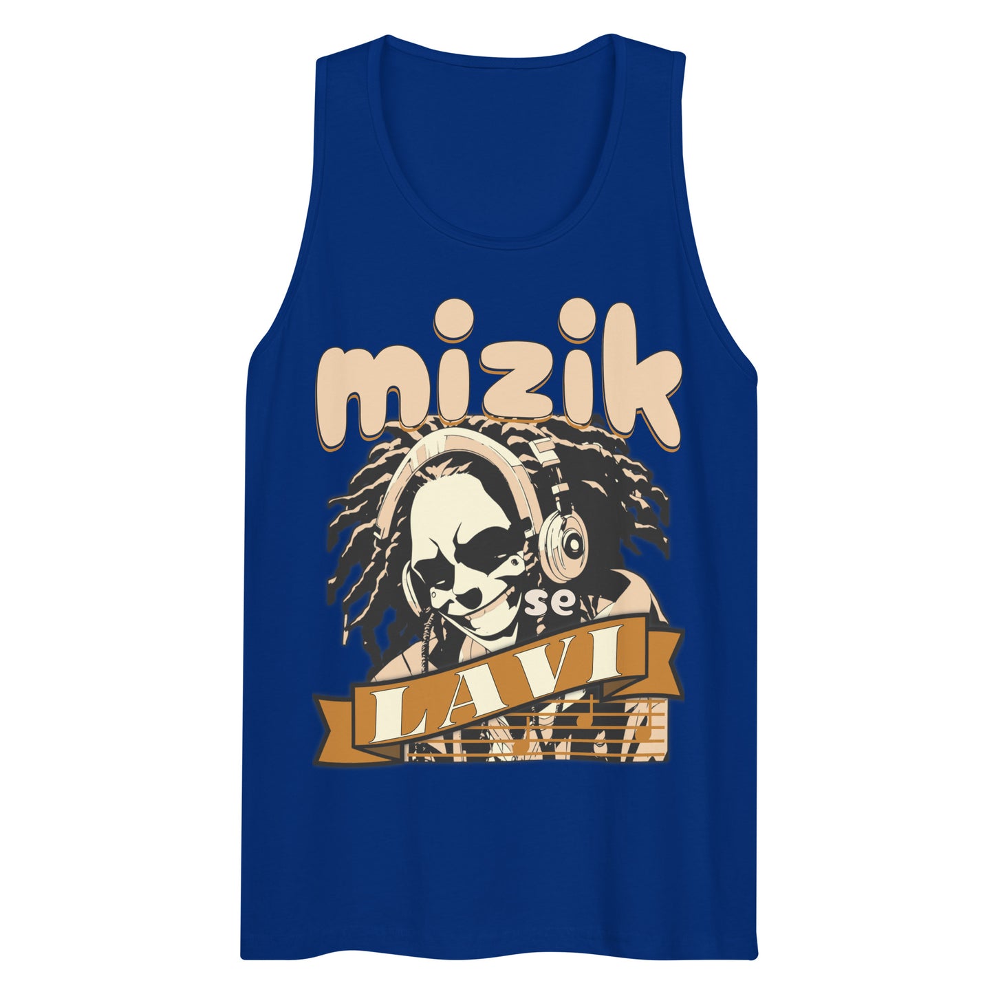 Mizik se Lavi Men’s premium tank top